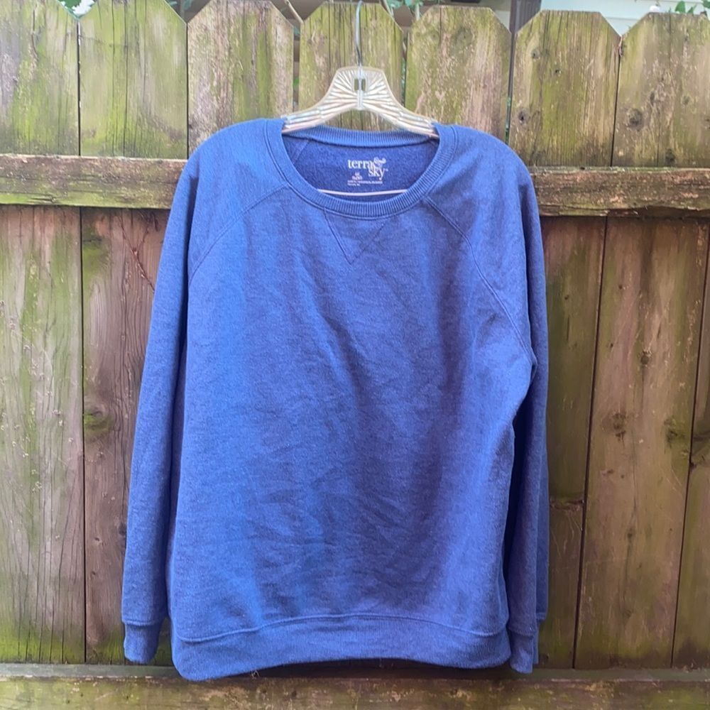 Terra & Sky blue sweat shirt sz. 14W